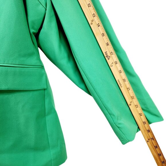 The Drop Womens Green Blazer Jacket Size 4X Lightweight With Pockets - Picture 12 of 13